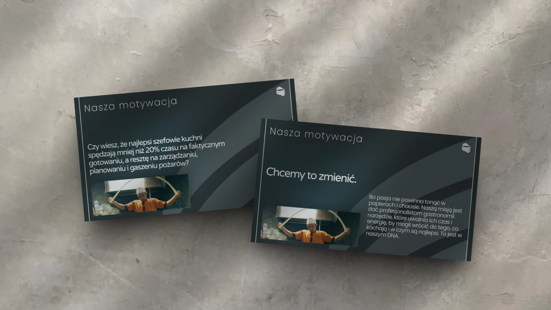 Mockup Restimation na telefonie — kontekst dnia pracy