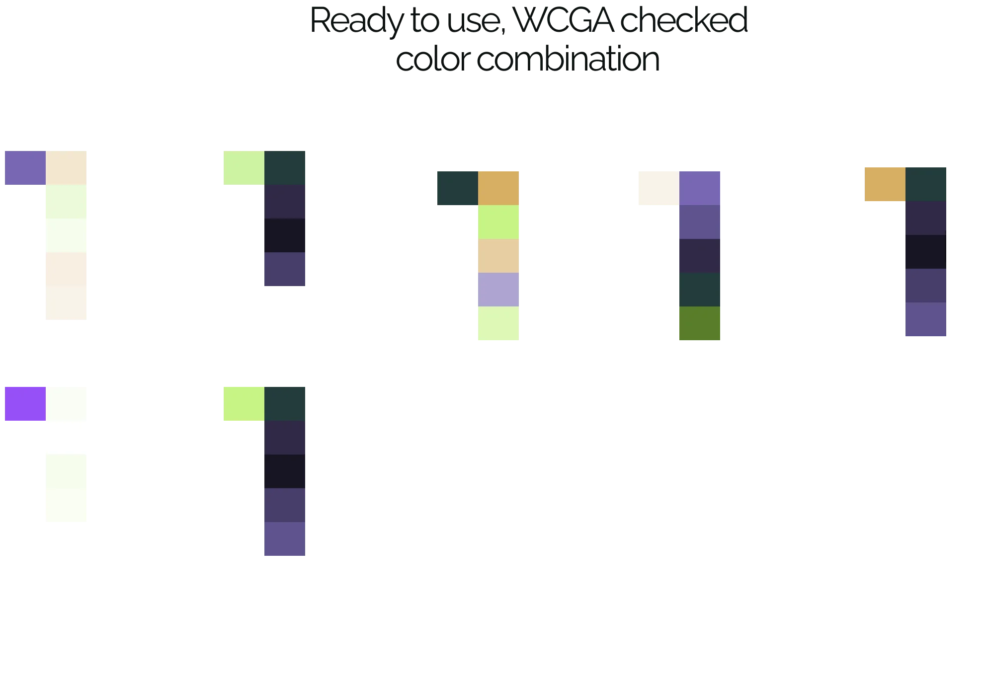 Ready-to-use WCAG-compliant pary kolorystyczne marki Złoty Piec